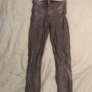Spanx moto leggings